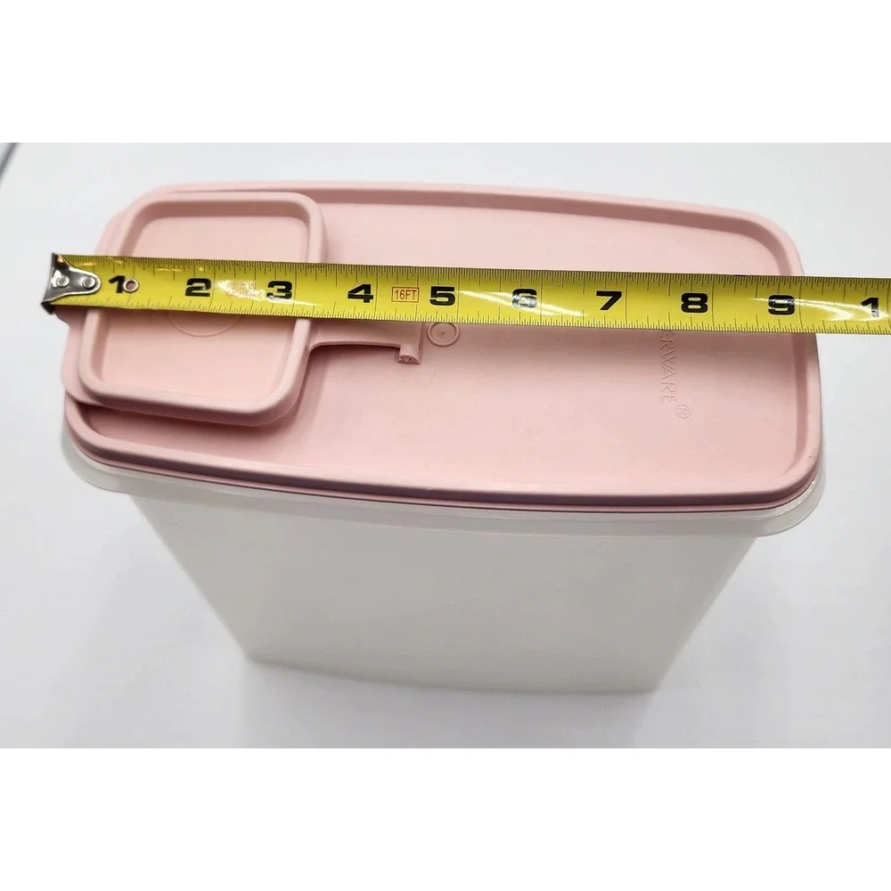 Tupperware Modular Mates Cereal Keeper Store N Pour Pink Lid 1588 1589 1590